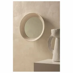 Serax Miroir en papier mâché Earth, Marie Michielssen | Blanc Discount