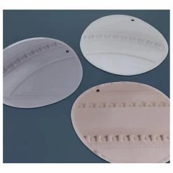 Best M Nuance Miroir extra plat biseauté - forme aléatoire ronde 47x50 cm Naturel