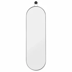 Sale Ferm Living Miroir oval Poise Noir
