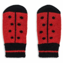 Konges Sløjd Mitaines Coccinelle Laine Mérinos | Rouge Hot