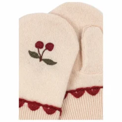 Konges Sløjd Mitaines Collette Cerises Laine | Ecru Sale