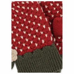 Enfant Konges Sløjd Accessoires De Mode|Accessoires|Mitaines Fraises Laine Mérinos |