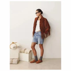 Socque Paris Mocassins Lucca Daim | Camel Online