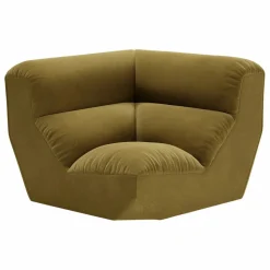 Outlet & Tradition Module d'angle canapé modulable Hi Lo AV55 | Kaki