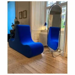 Verpan Canapés, Fauteuils|Module double lounge Welle en velours |