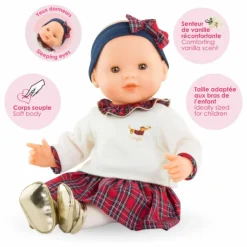 Corolle Mon grand poupon Suzanne en Fêtes Bleu marine New