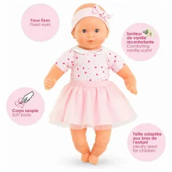 Corolle Mon premier poupon - Adorable Petit Poupon Cœur | Rose pâle Sale