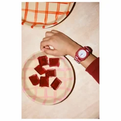 Enfant Mini Kyomo Montre Damier Raspberry Icecream |