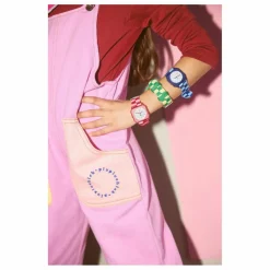 Enfant Mini Kyomo Montre Damier Raspberry Icecream |