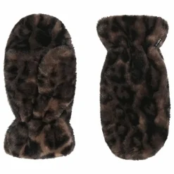Femme Apparis Gants, Moufles|Moufles Coco Léopard Fibres Recyclées |