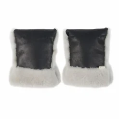 Outlet BINIBAMBA Moufles pour poussette en peau d'agneau | Moon