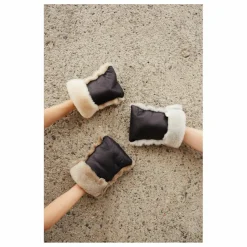 Outlet BINIBAMBA Moufles pour poussette en peau d'agneau | Moon