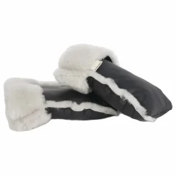 Outlet BINIBAMBA Moufles pour poussette en peau d'agneau | Moon