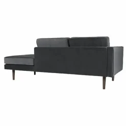 Broste Copenhagen Méridienne Wind en velours | Charbon