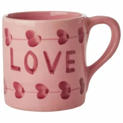 New Rice Mug en céramique Love | Rose