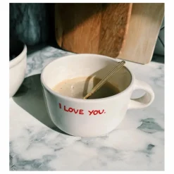 Anna + Nina Mug I Love You | Crème