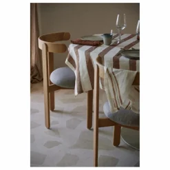 Clearance Gabrielle Paris Nappe Bastide en lin | Terracotta