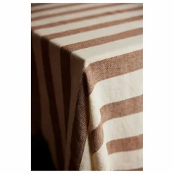 Clearance Gabrielle Paris Nappe Bastide en lin | Terracotta