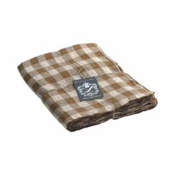 Maison de Vacances Nappe Bourdon en toile vintage vichy |