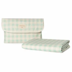 Outlet Nobodinoz Nappe en coton enduit waterproof | Opaline Vichy