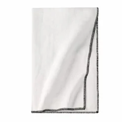 Clearance Communauté de biens Nappe en Lin lavé-surfilée | Blanc cassé
