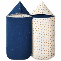 Les Petites Billes Nid d'ange multi-saisons réversible | Bleu Hot