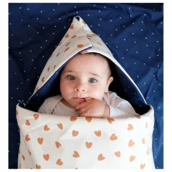 Les Petites Billes Nid d'ange multi-saisons réversible | Bleu Hot