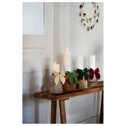 Enfant Madam Stoltz Décoration De Fête|Nœuds décoratifs en velours - Set de 4 |