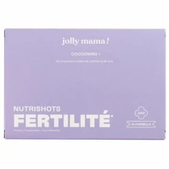 Jolly Mama Nutrishots Boost fertilité Compément alimentaire - 20 ampoules de 10 ml