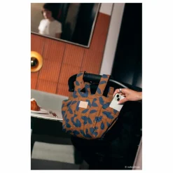 Nobodinoz Organisateur de poussette Hyde Park Blue Leaves | Bleu Best