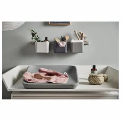 Discount Leander Organiseurs - Set de 3 et 1 support mural | Gris