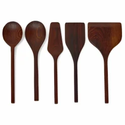 Serax Outils de cuisine Pure en bois - Set de 5 Naturel