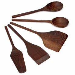Serax Outils de cuisine Pure en bois - Set de 5 Naturel