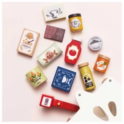 Le Toy Van Panier complet de courses et scanner Multicolore Sale