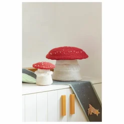 Lorena Canals Panier de rangement Champignon | Rouge
