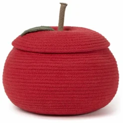 New Lorena Canals Panier de rangement Pomme | Rouge