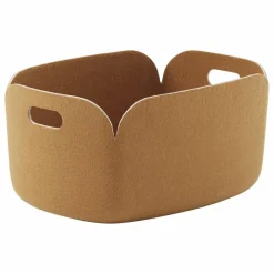 Sale Muuto Panier de rangement Restore | Jaune moutarde