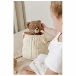 Soft Spot Panier de rangement Ribbon en coton bio | Ecru New