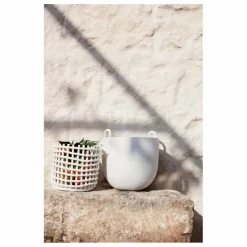 Ferm Living Panier en céramique | Blanc Hot