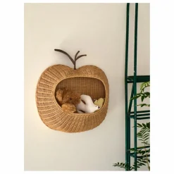 Outlet Ferm Living Kids Panier mural Pomme Naturel