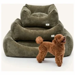 Cafide Panier pour chien en velours côtelé Snozy |