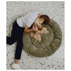 Discount Cafide Panier pour chien en velours côtelé Nuba | Vert