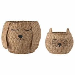 New Bloomingville Mini Paniers de rangement Milus - Set de 2 | Beige
