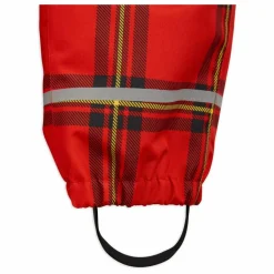 Mini Rodini Pantalon à Bretelles Edelweiss Fibres Recyclées | Rouge Hot