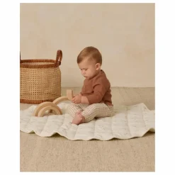 Quincy Mae Pantalon à Carreaux Gaze de Coton Bio |