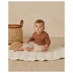 Quincy Mae Pantalon à Carreaux Gaze de Coton Bio |