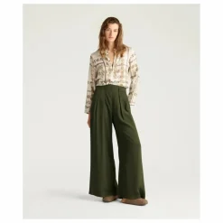 Momoni Pantalon Aspen | Vert foncé Discount