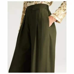 Momoni Pantalon Aspen | Vert foncé Discount