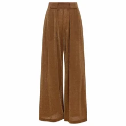 Online Momoni Pantalon Aspen Métallisé | Tabac