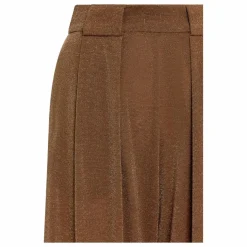 Online Momoni Pantalon Aspen Métallisé | Tabac